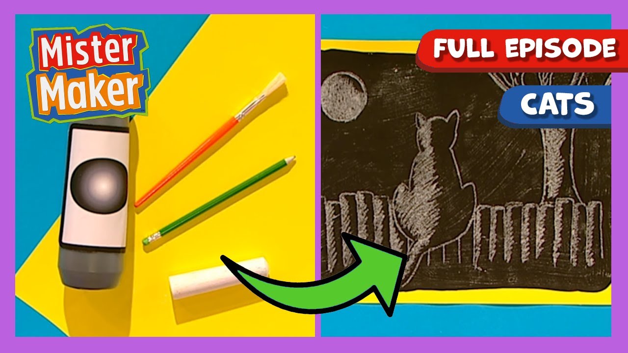 HOW TO: DIY CAT THEMED CRAFT IDEAS - CREATE CAT ART ON YOUR OWN!