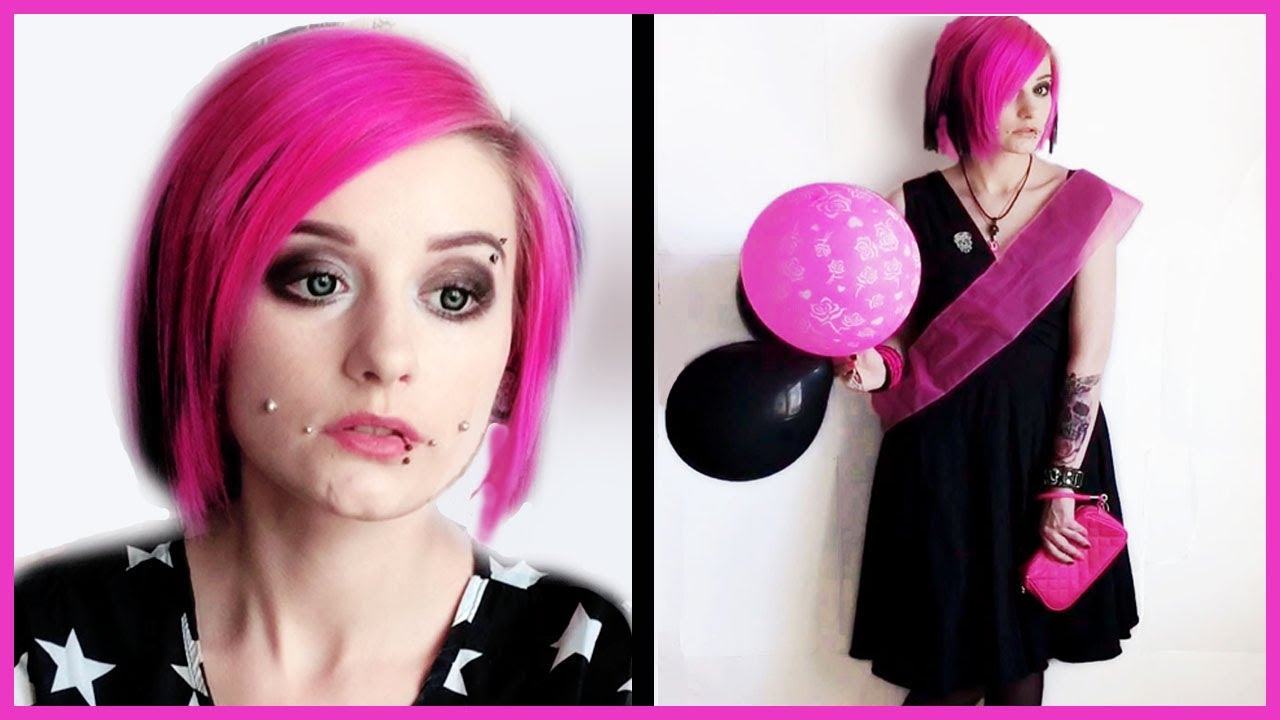 ЭМО ОБРАЗ НА ВЫПУСКНОЙ 2019: платье, макияж, прическа | Возвращаем 2007?