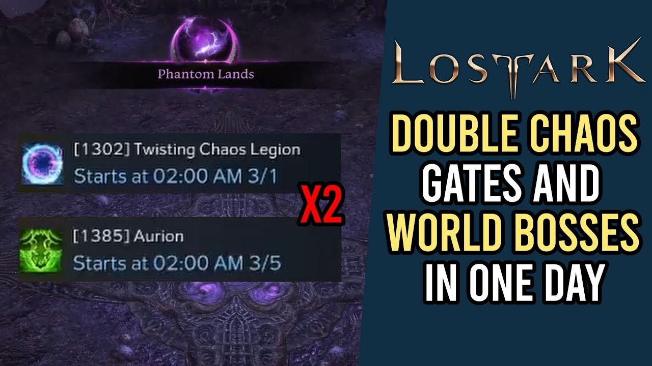 Lost Ark: Double World Bsss and Legion Gates
