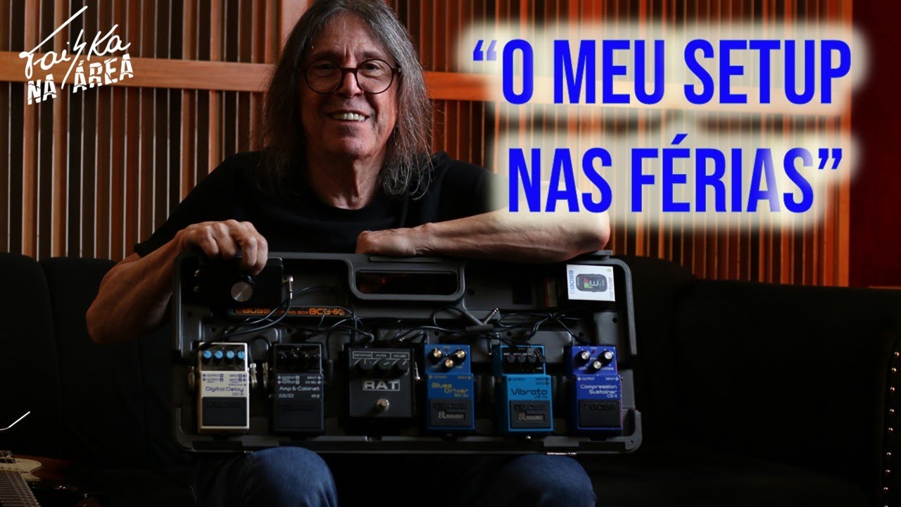 FAISKA NA AREA #Ep20 - O PEDALBOARD ideal para ESTUDAR e GRAVAR Guitarra nas FÉRIAS