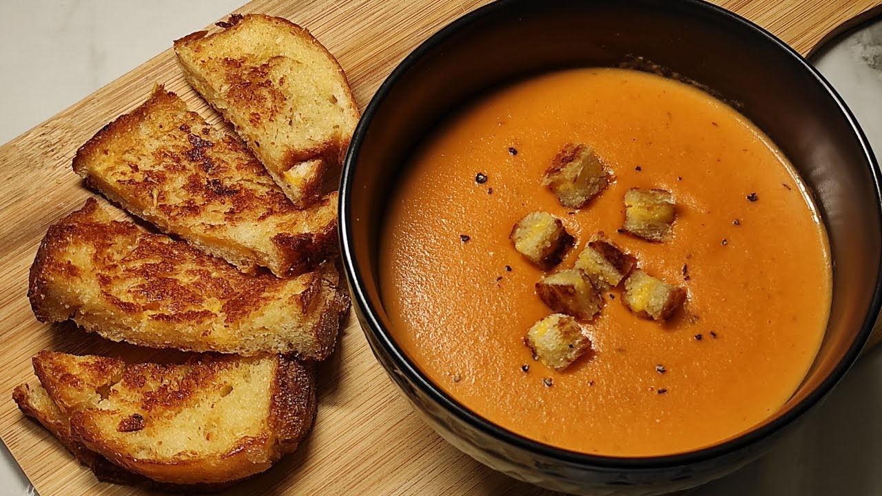 Rich and Creamy Tomato Soup Recipe | Homemade Tomato Soup | Easy & Healthy Recipe
