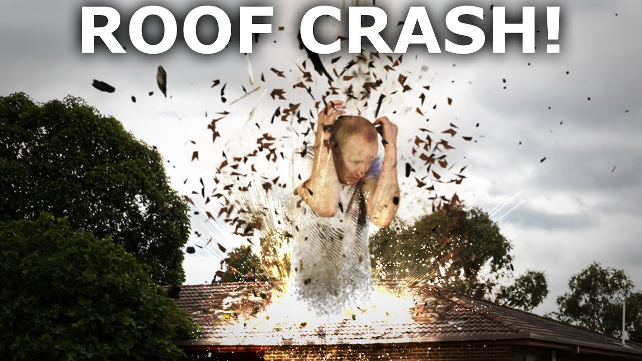 Roof Crash Destruction VFX Tutorial - Adobe After Effects & Cinema 4D