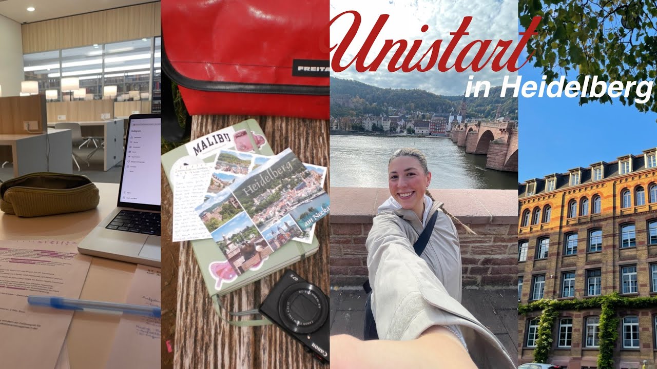 Unistart in Heidelberg🎓 *Heidelberg erkunden, lernen in der Bib, alleine Leben // Lisa.Sophie