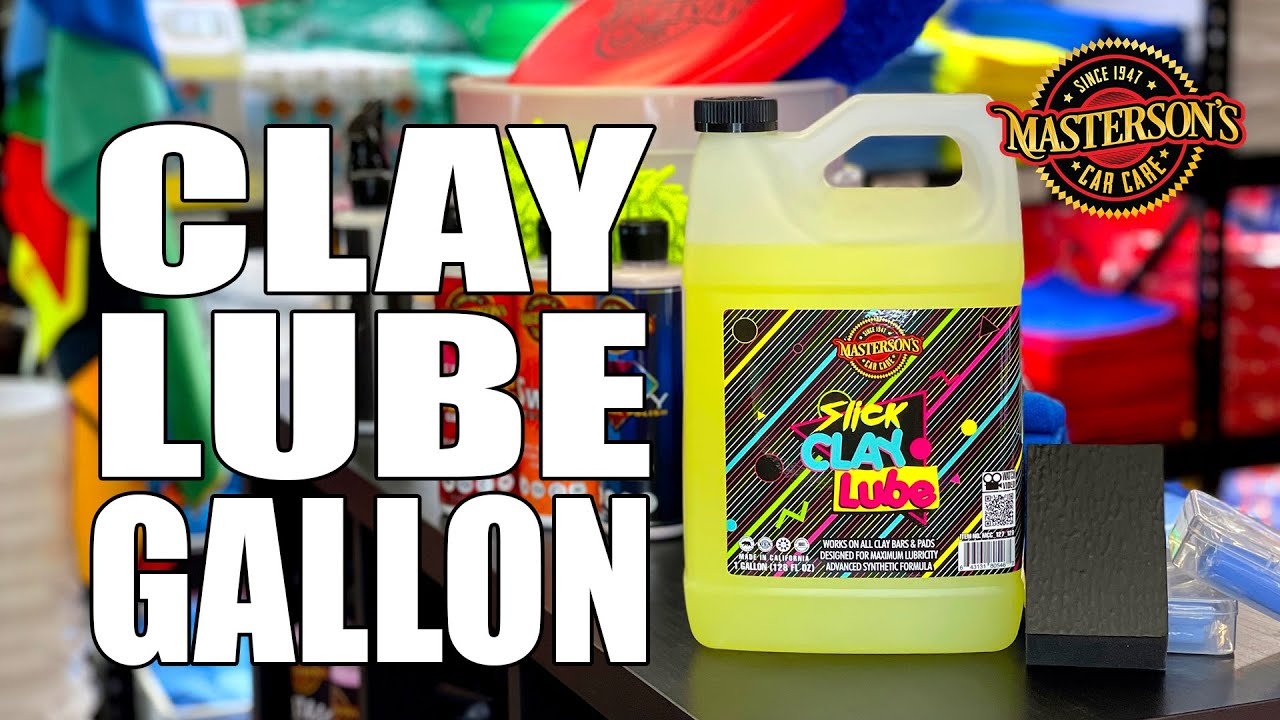 Masterson's Slick Clay Lube - Ultimate Clay Bar and Clay Block Lubricant - Now In Gallon Size!