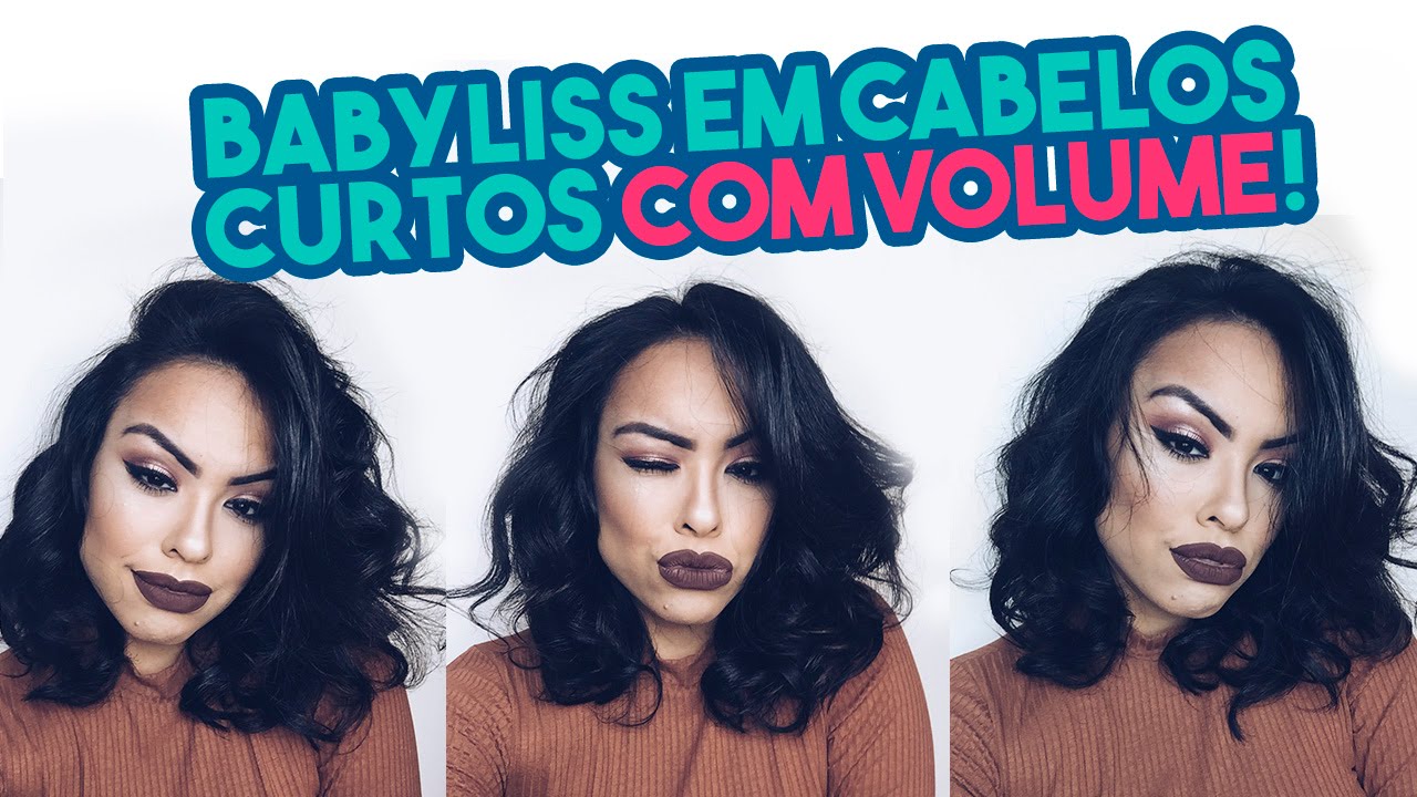 BABYLISS EM CABELOS CURTOS C/ VOLUME! - Por Nathália Nogueira