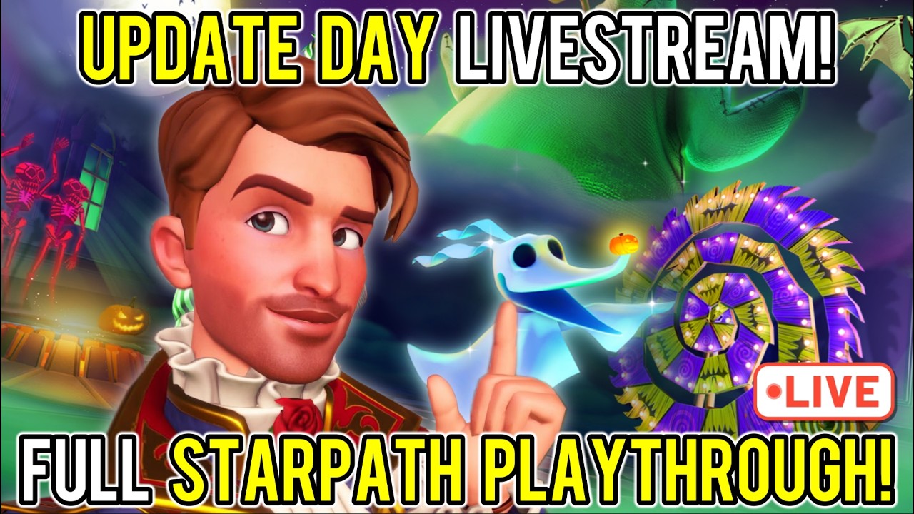 Update Day - Season of Scares! | Full Starpath Playthrough! | Disney Dreamlight Valley