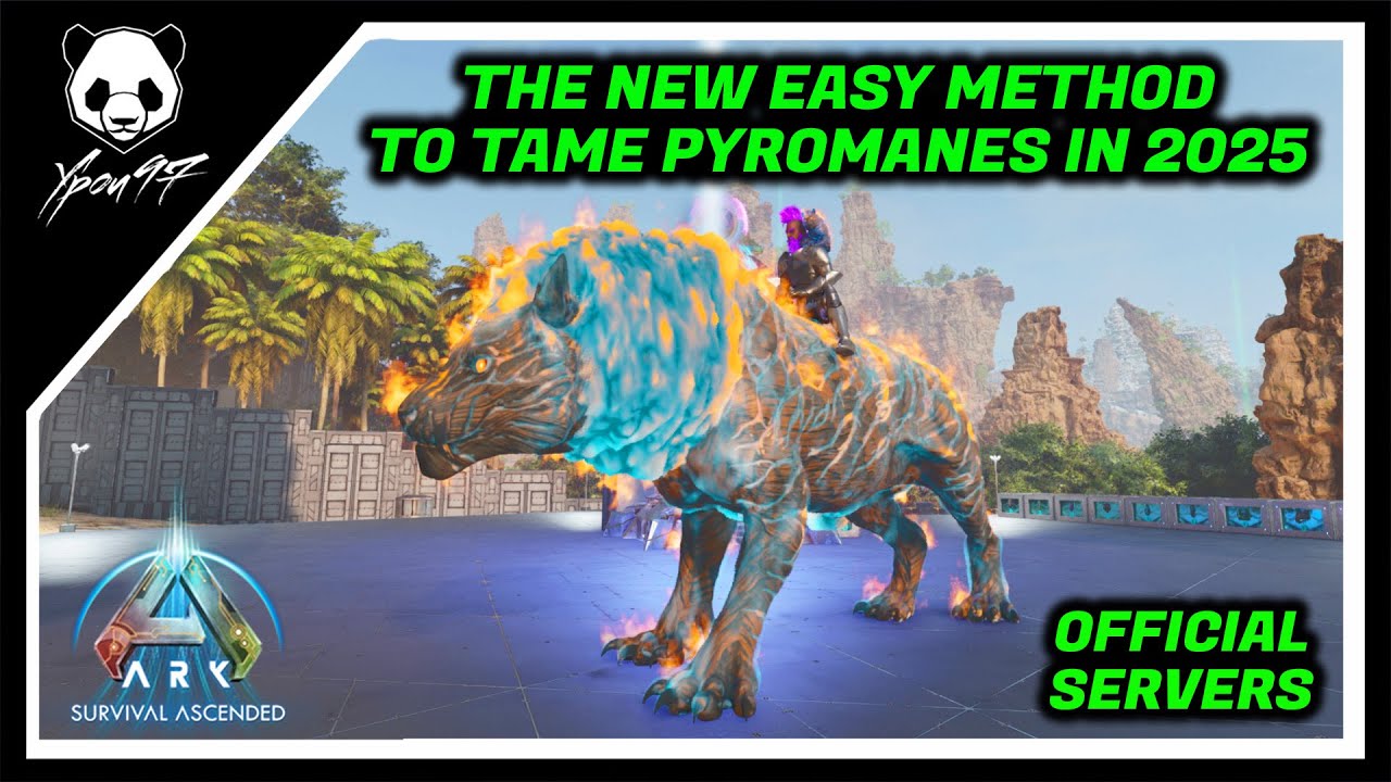 The New Easy Method To Tame Pyromanes In 2025 | ARK: Survival Ascended