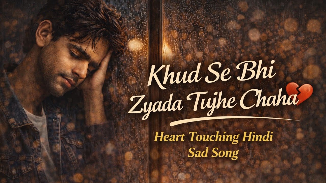 Khud Se Bhi Zyada Tujhe Chaha 💔 | Heart Touching Hindi Sad Song
