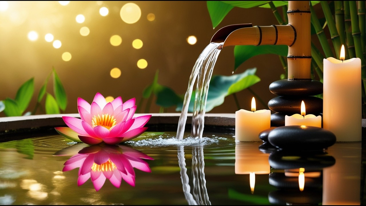 LIVE Soothing Piano and Water Sounds – Deep Sleep Music for Peaceful Night