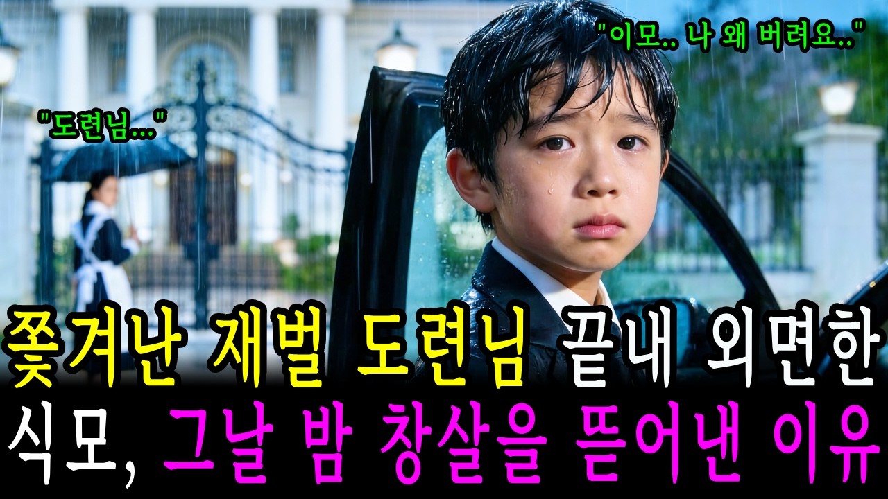 계모에게 쫓겨난 10살 재벌 도련님을 매몰차게 외면한 식모, 그날 밤 보육원 창살을 뜯어낸 이유. 그리고 10년 후 ㅣ노후사연ㅣ감동사연ㅣ사연라디오ㅣ오디오북