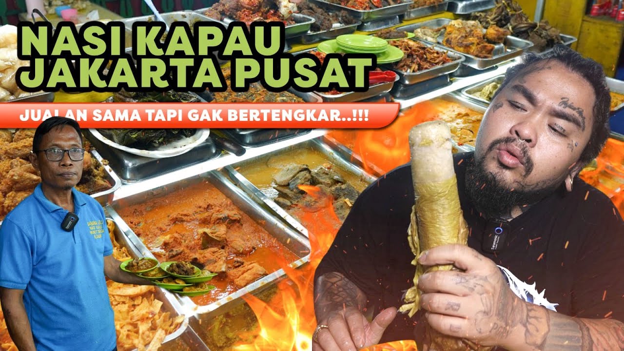 NASI KAPAU JAKARTA. 50 WARUMG JUALAN SAMA TAPI GAK BERTENGKAR..!!!