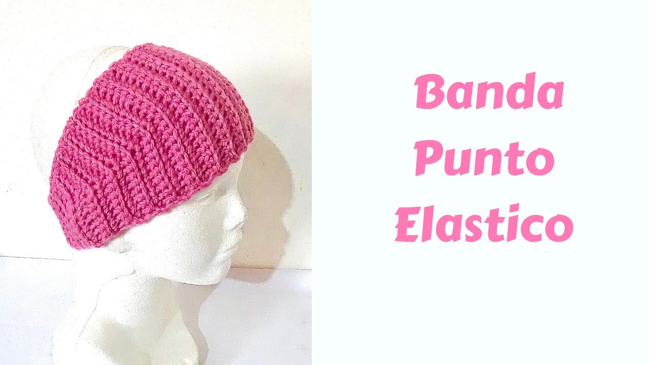 BANDA PUNTO ELASTICO  Tejido a crochet paso a paso