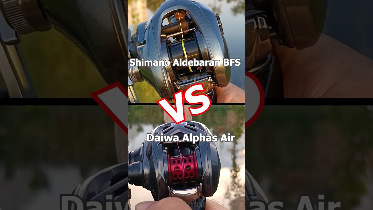 Line Guide Shimano VS Daiwa #fishing #fishingvideo #ตกปลา #shot #shots #daiwareels #shimanoreels