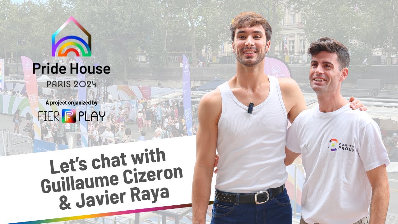 Let's chat with Guillaume Cizeron & Javier Raya! - Pride House · Paris 2024