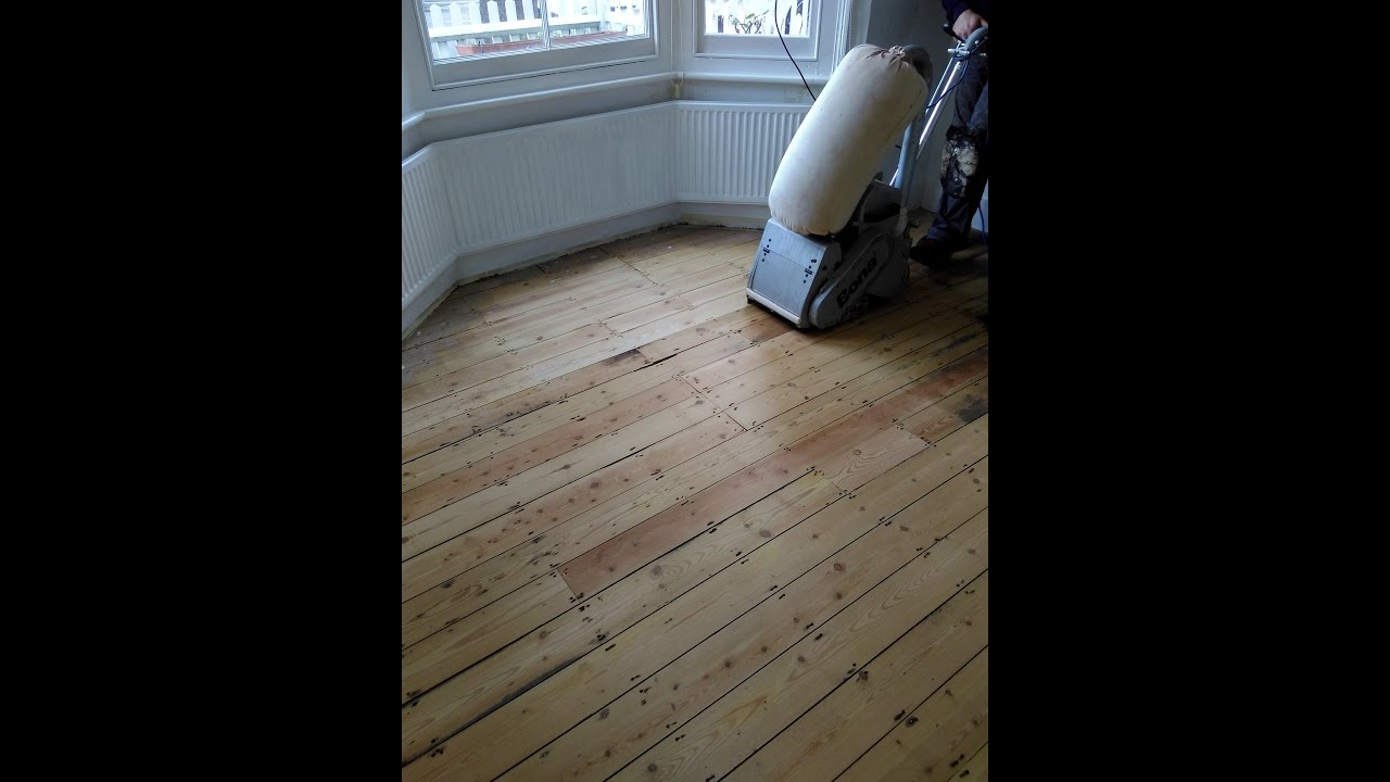 Old Floorboards Restoration | Sanding, Repairs & Dark Staining