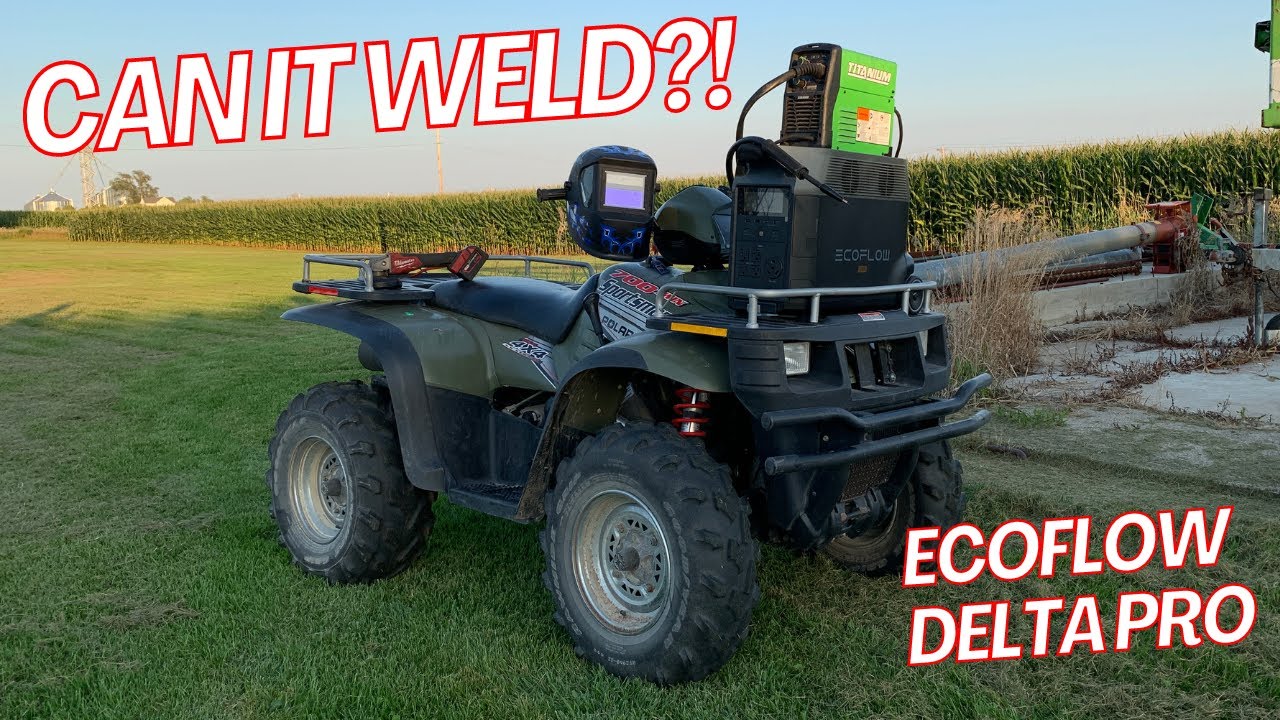 Ecoflow Delta Pro welding test! Solar welding