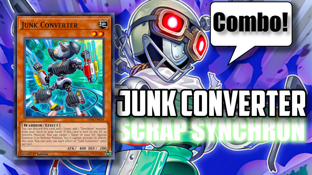НОВАЯ колода Synchron | Руководство по комбинации Junk Converter и Scrap Synchron + профиль колод...