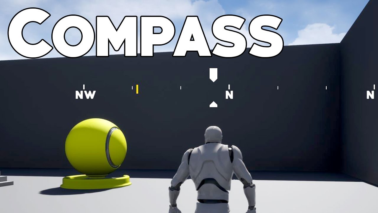 UE4 Tutorial: Compass (Skyrim, PUBG)