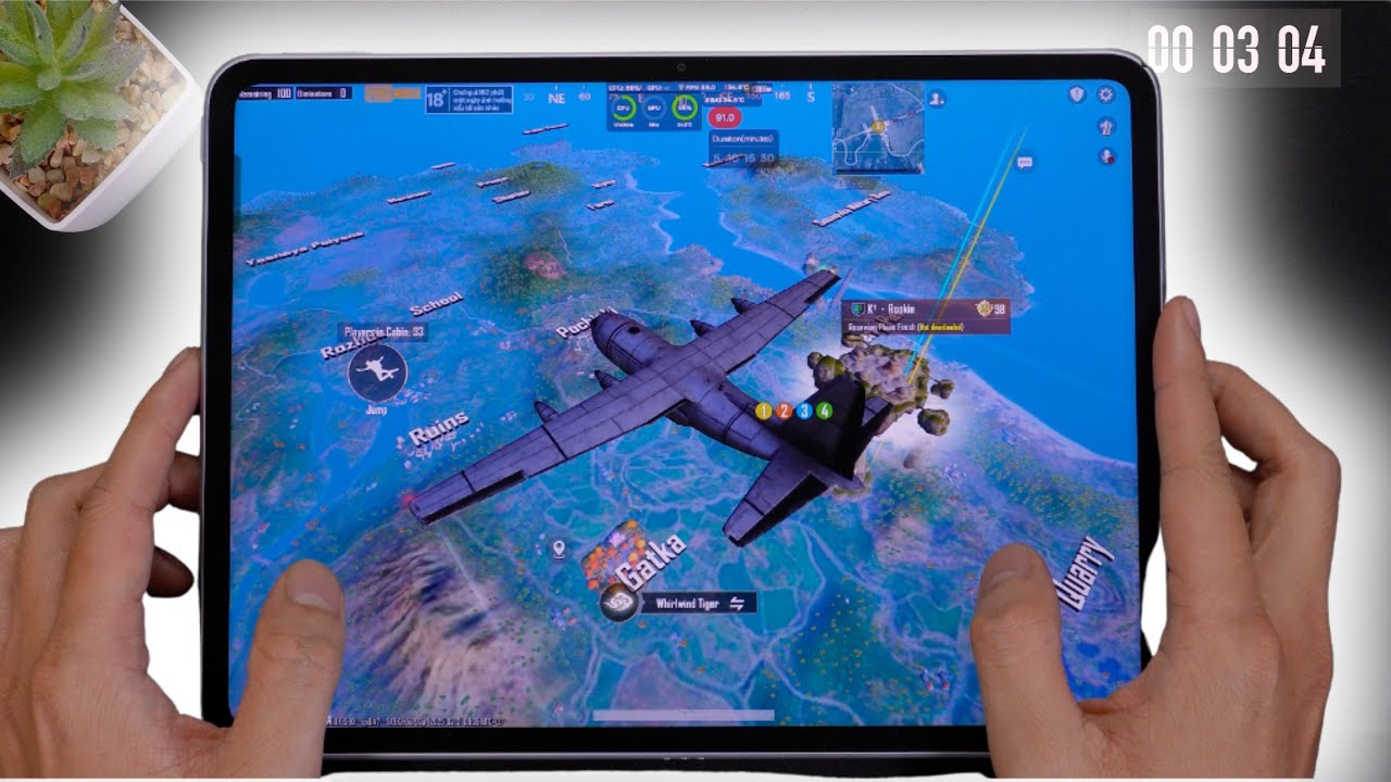 Oppo Pad 3 PUBG Mobile Test With FPS Meter & Battery Test