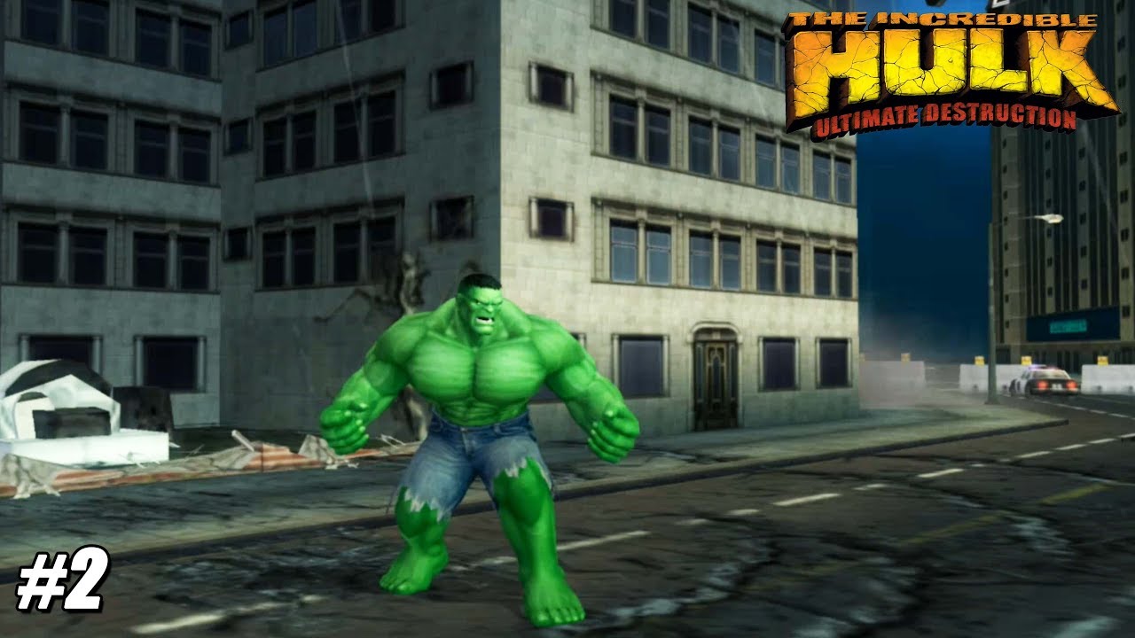 The Incredible Hulk: Ultimate Destruction - PS2 Gameplay Playthrough 1080p (PCSX2) PART 2