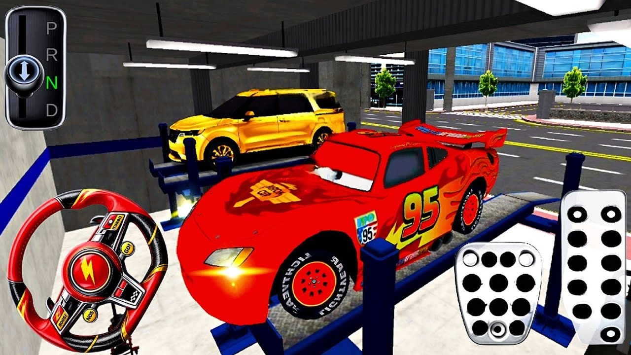 Lightning McQueen Car Washing & Servicing - 3D Driving class 2026 - Android Gameplay 