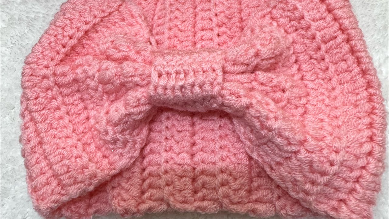 غطاء للشعر للاطفال بالكروشيه#فنون وكروشيه #crochet 