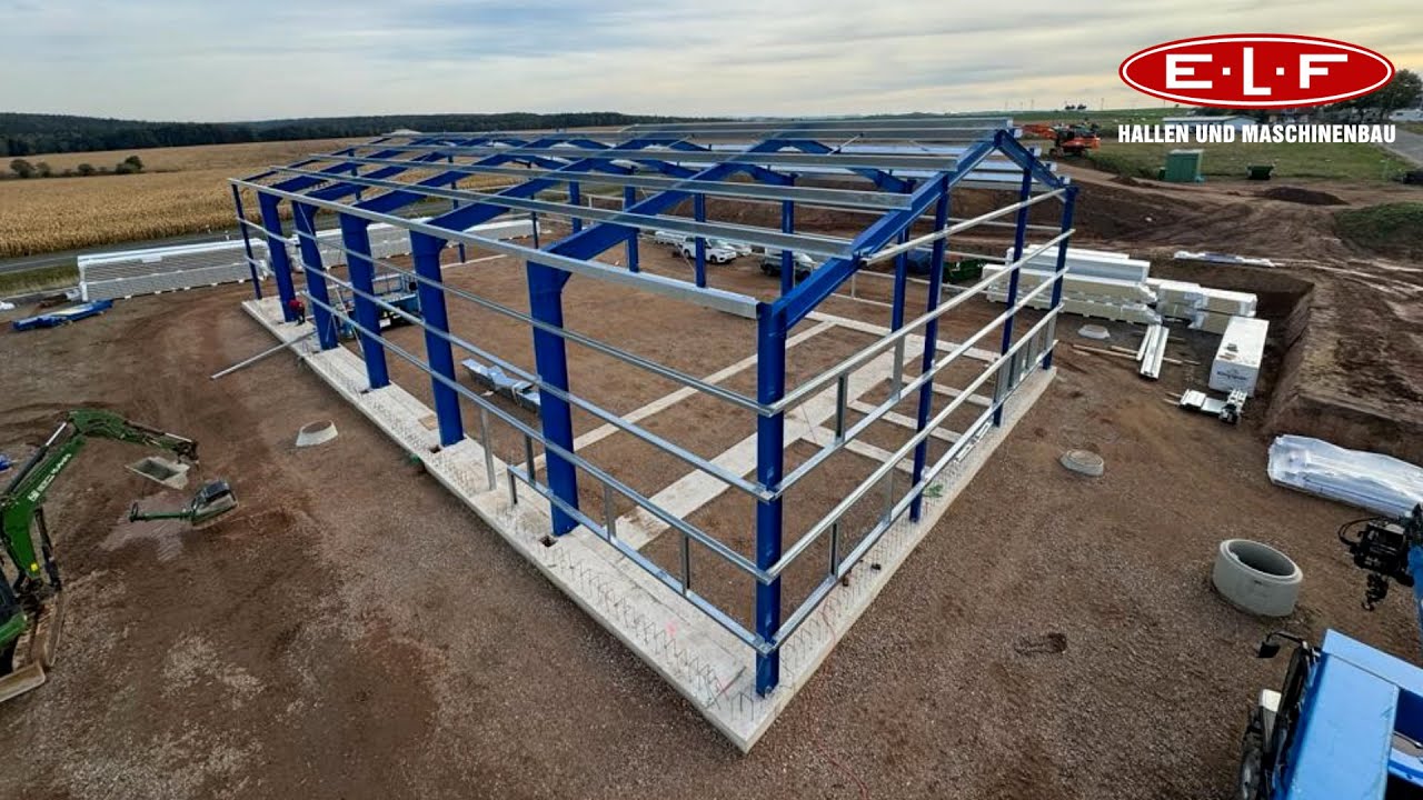 E.L.F Hallenbau feiert 5000. Stahlhalle auf der Agritechnica 2023