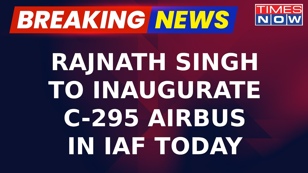 Breaking News | C-295 To Be Inducted In IAF Today | Rajnath Singh To Inaugurate&nbsp;|&nbsp;Drone&nbsp;Shakti