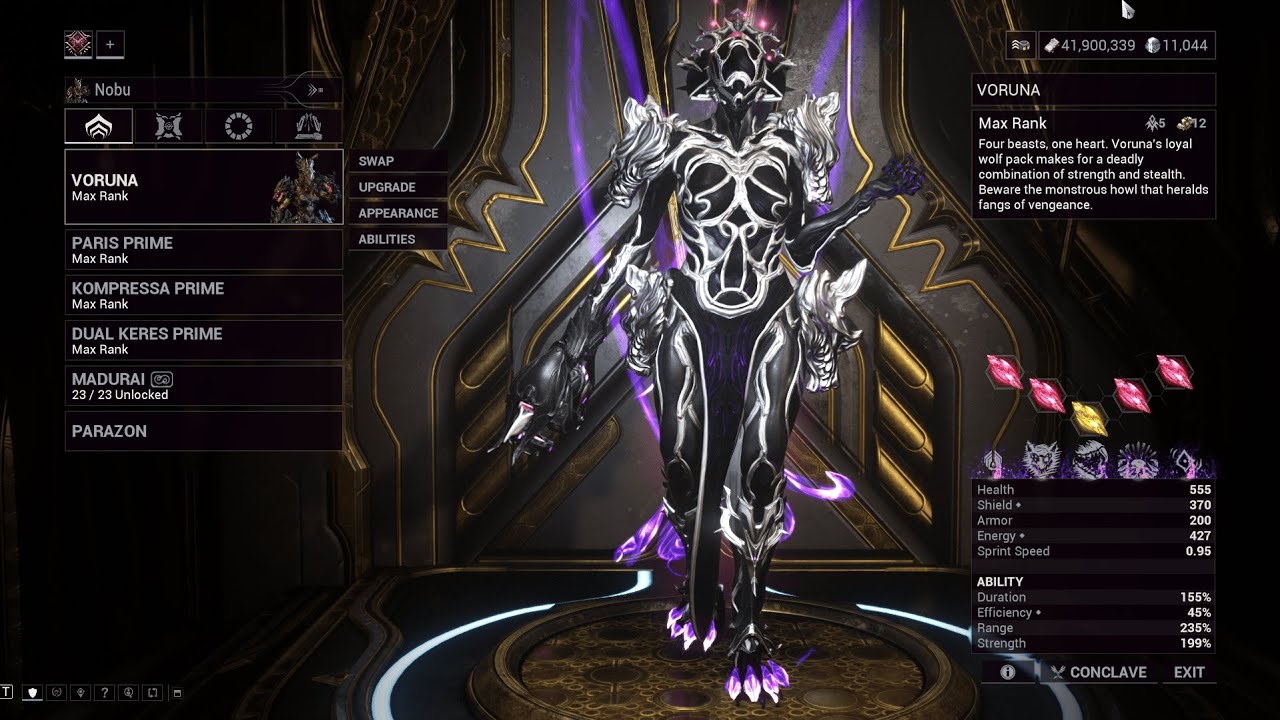 Warframe Maximum Investment - Voruna | The Old Peace