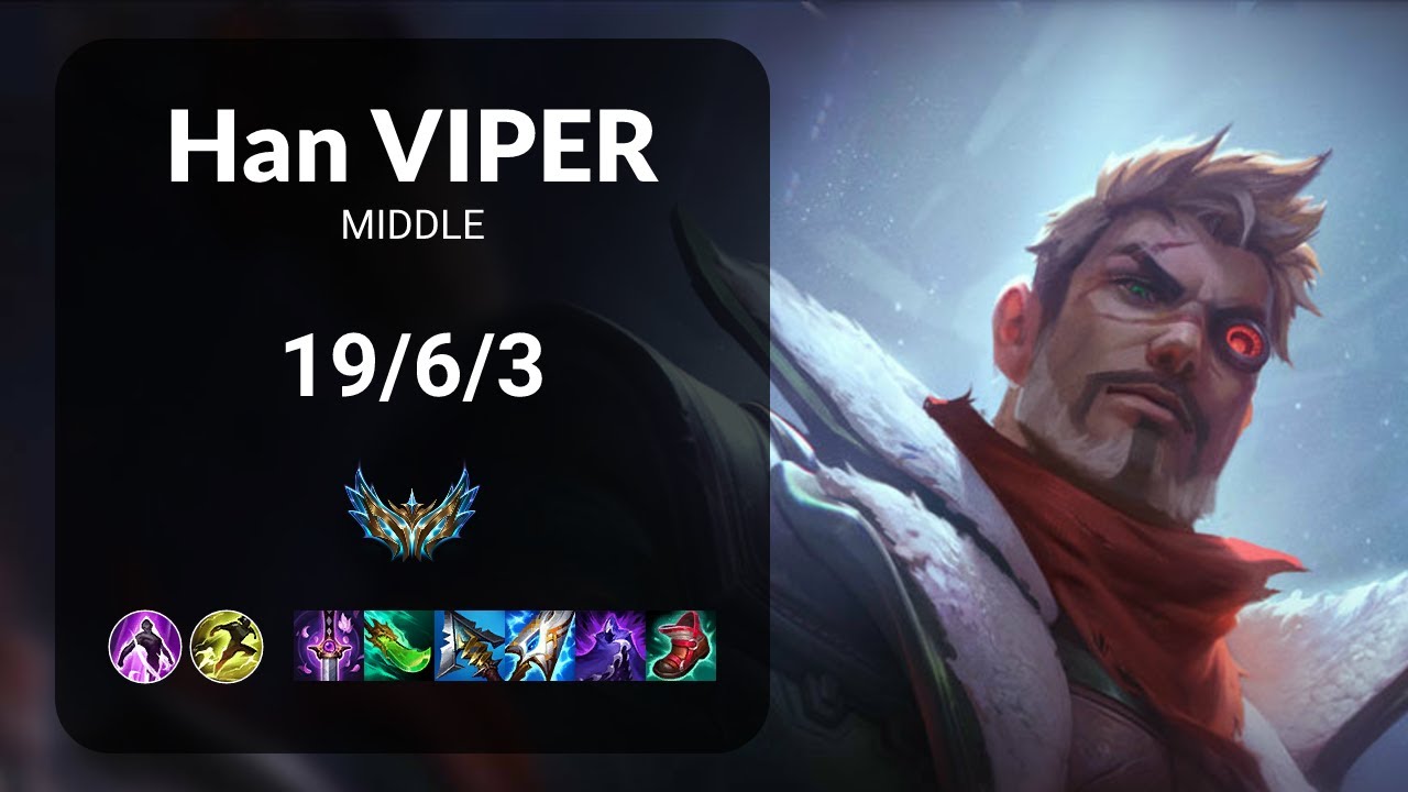 Han Viper Jayce vs Aurora MIDDLE - KR CHALLENGER Patch 15.11