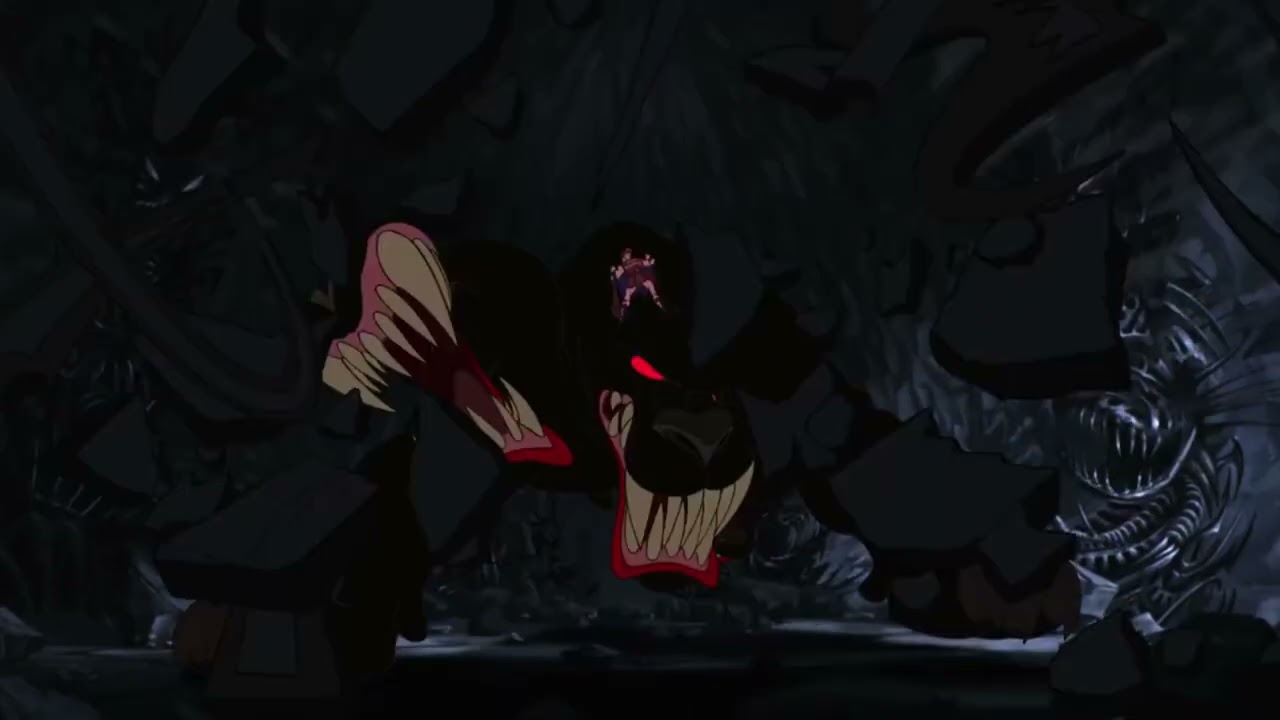 Cerberus growls like T-Rex
