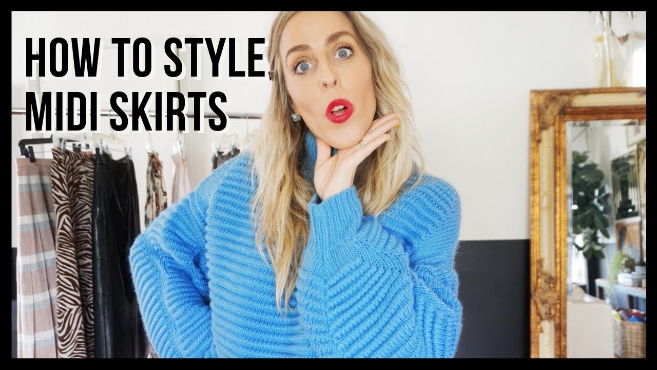 HOW TO STYLE MIDI SKIRTS// FEATURING 5 DIFFERENT BODY TYPES