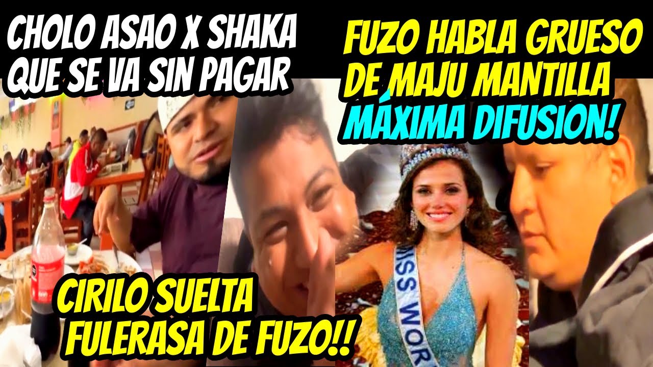 SHAKA SE VA SIN PAGAR DE RESTAURANTE| CHOLO SUELTA FULERASA DE FUZO| PC REGALADA DE FUZO NO PRENDE