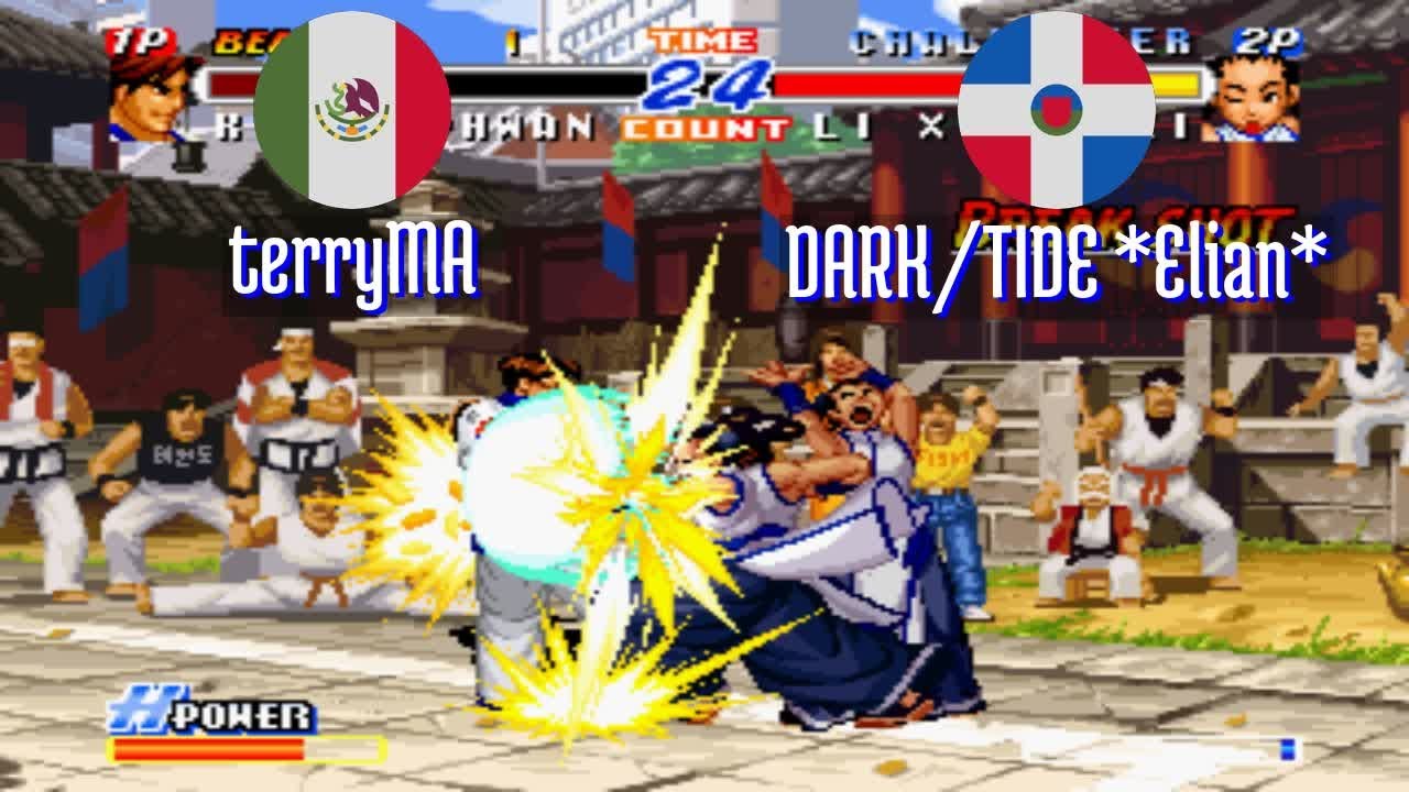 FT3 @rbff2h: terryMA (MX) vs DARK/TIDE *Elian* (DO) [Real Bout Fatal Fury 2 rbff2 Fightcade] Sep 22