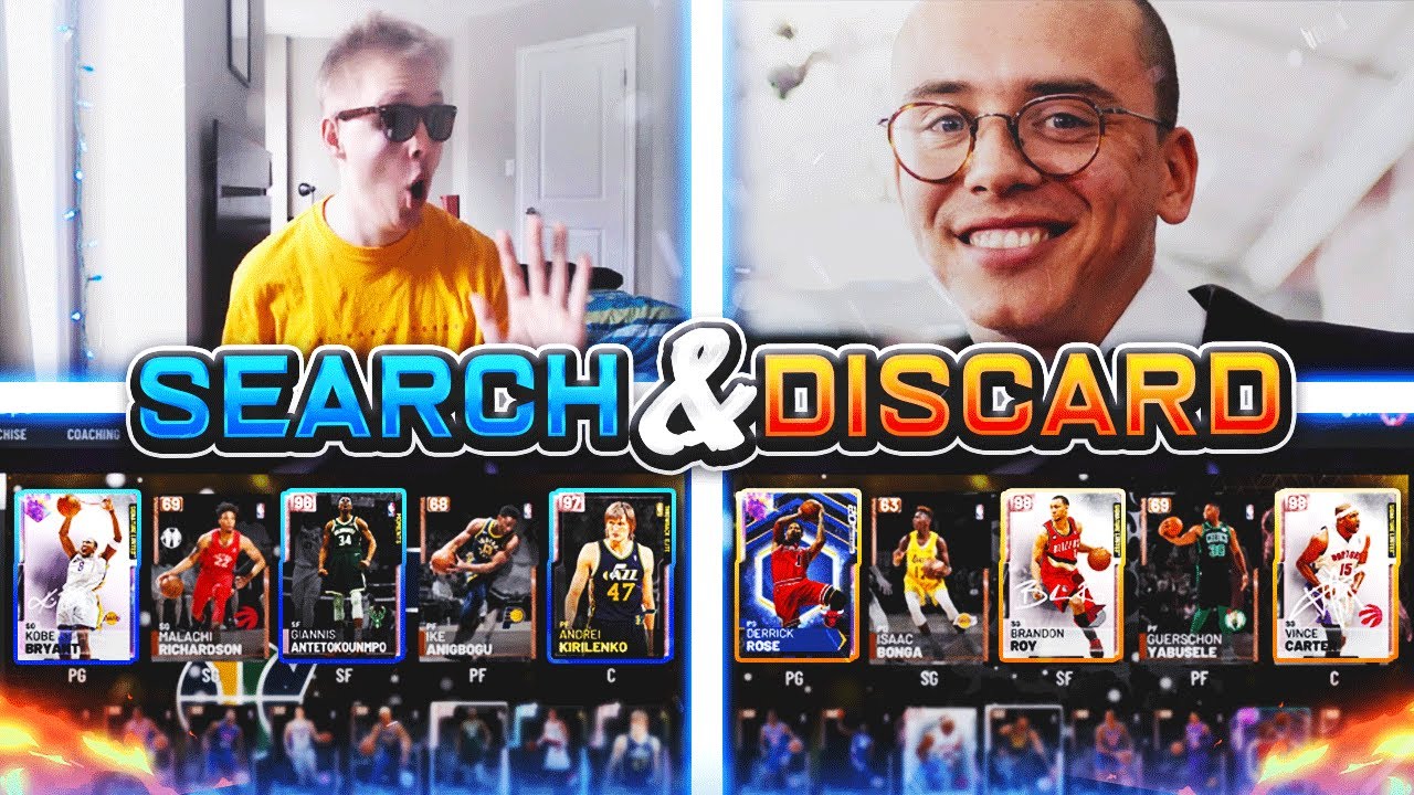 EPIC SEARCH AND DISCARD WAGER VS LOGICLOOKS!! LOSER QUICKSELLS THEIR BEST PLAYERS!! NBA 2K19
