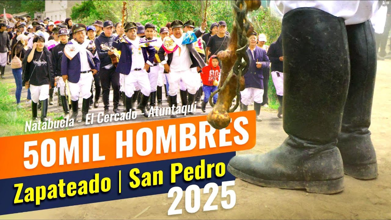 50 Mil hombres Zapateando San Juanito y San Pedrito, Atuntaqui 2025