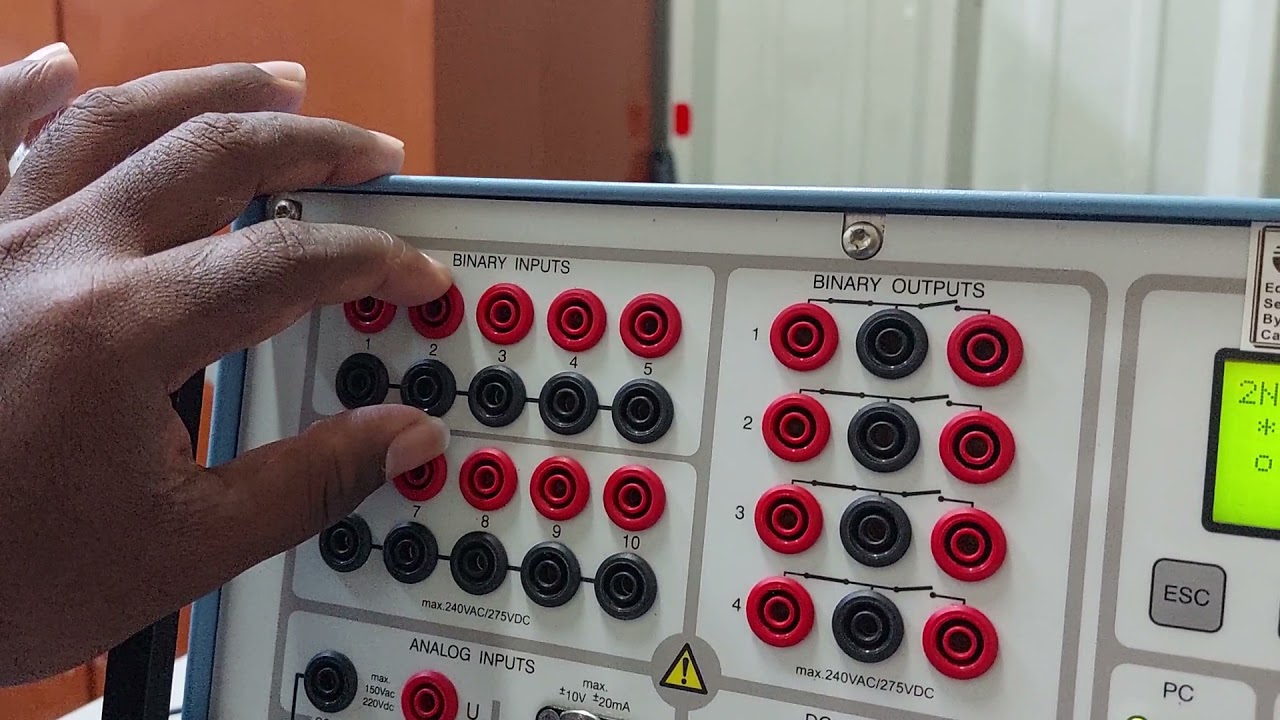 Relay Testing (secondary Injection test) Using FREJA 306 Test kit.