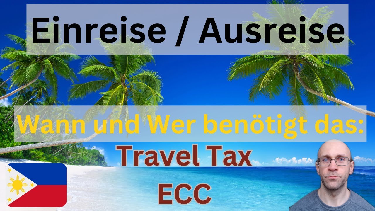 Einreise und Ausreise Philippinen 🇵🇭 | extra Kosten bei der Ausreise | Travel Tax | eTravel Tutorial