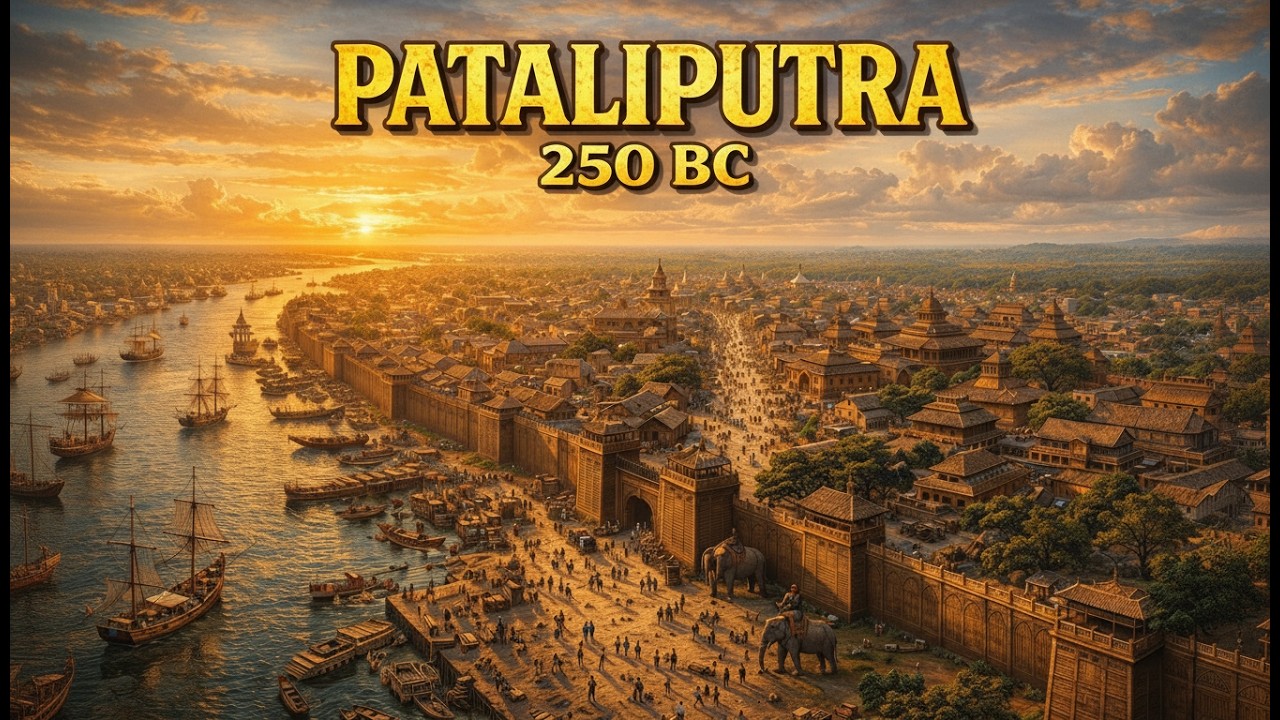 Pataliputra 250 BC — Mauryan Empire Golden Age AI Reconstruction