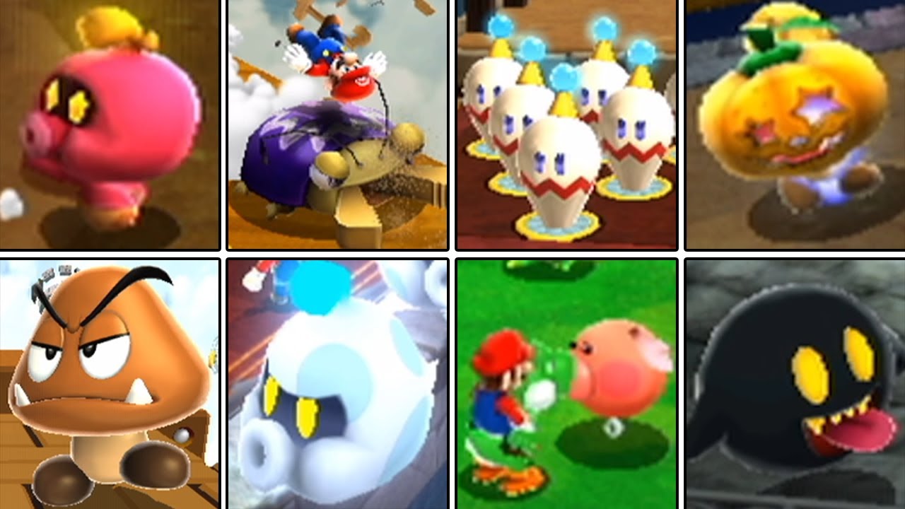 スーパーマリオギャラクシー2 全ザコ敵キャラ集 まとめ (Switch版発売記念)