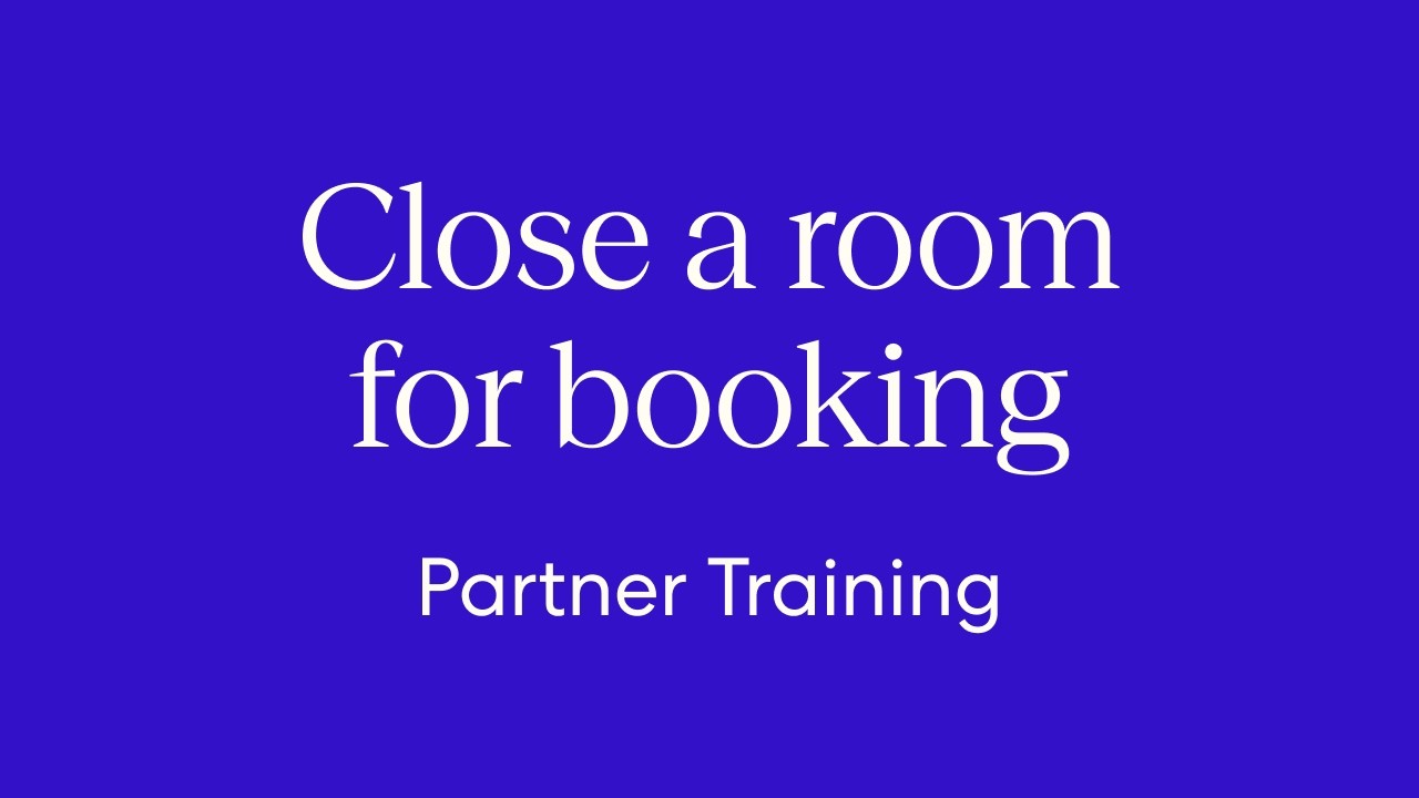 How to Close a Room for Booking on Expedia