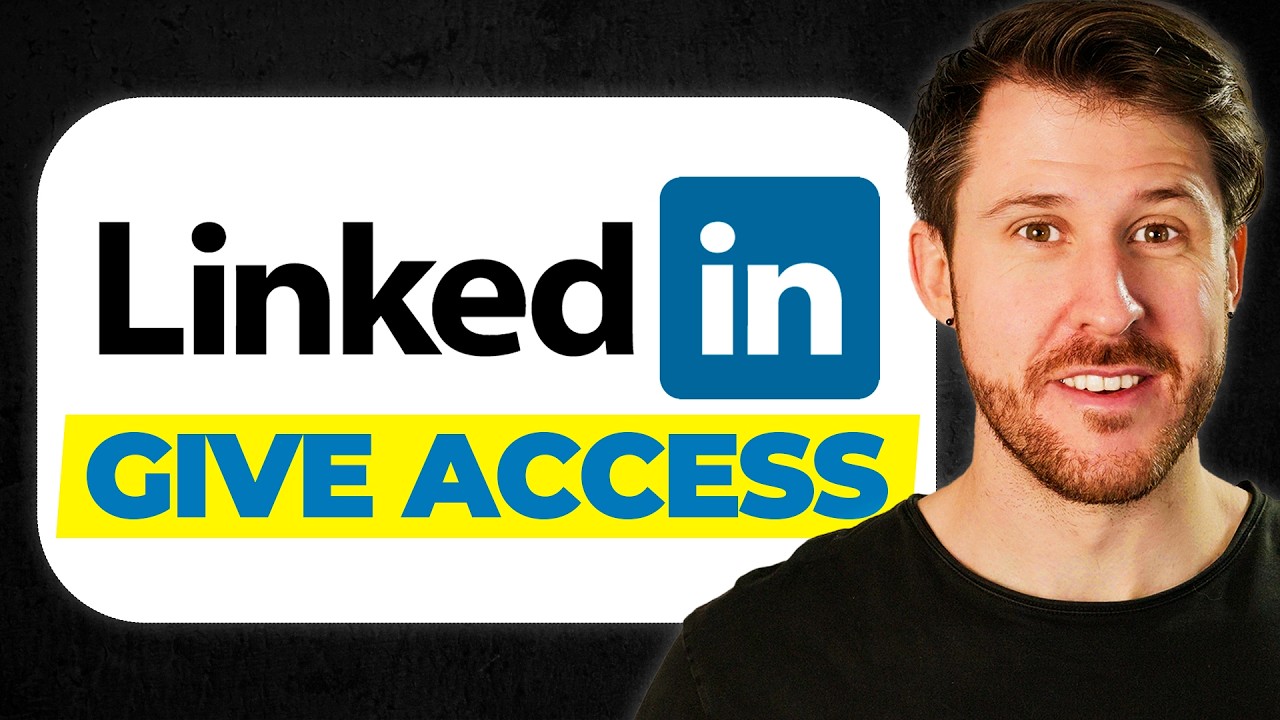 How To Give Access To LinkedIn Ad Account + Company Page (SIMPLE & EASY)