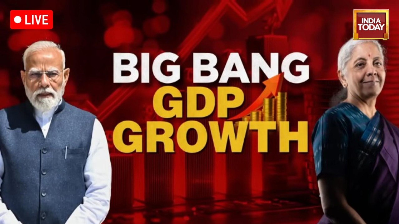 LIVE: India's Q1 GDP Records 7.8% Growth |Experts Decode India's GDP Growth Despite Global Headwinds