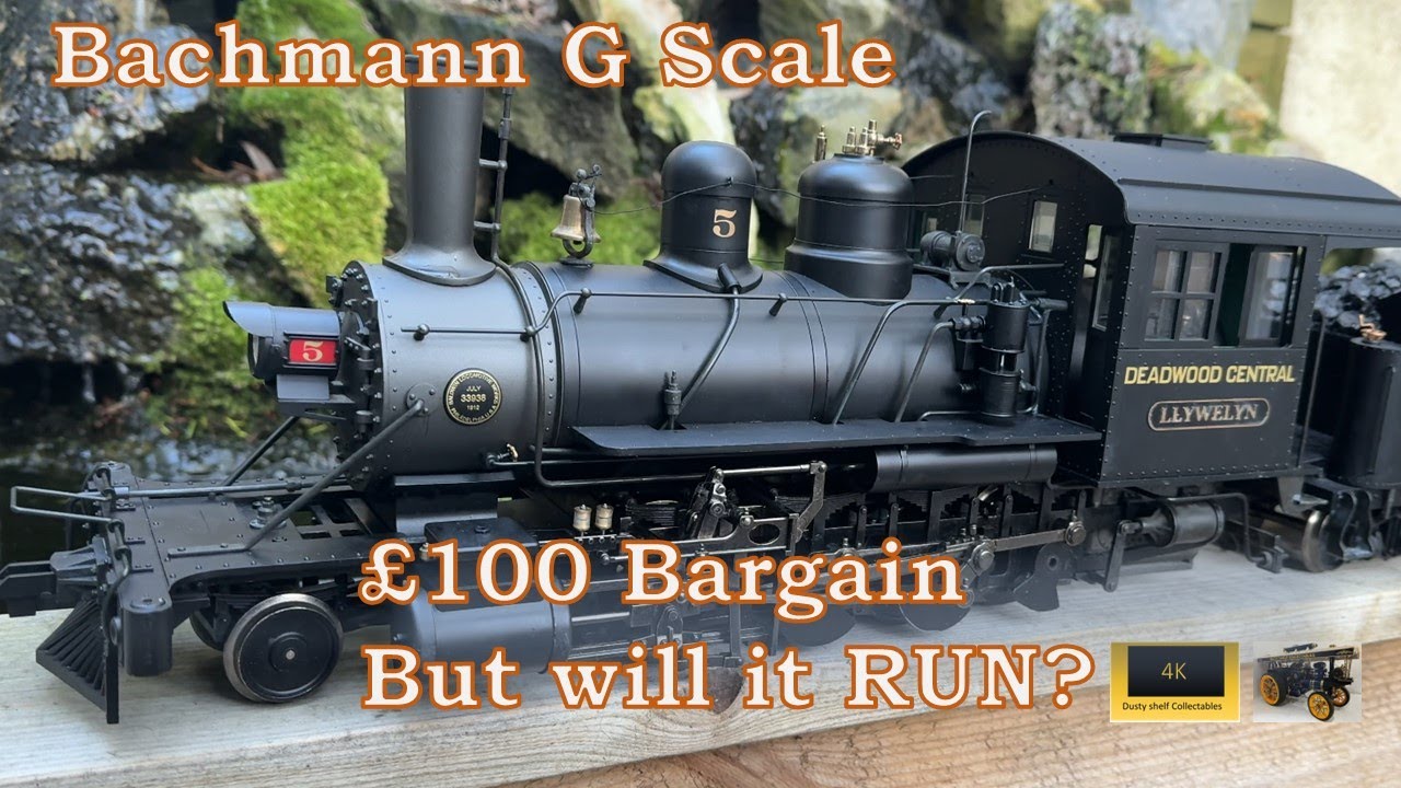 Deadwood Central, Bachmann's 2-8-0 G Scale Consolidation loco - Will it Run again?