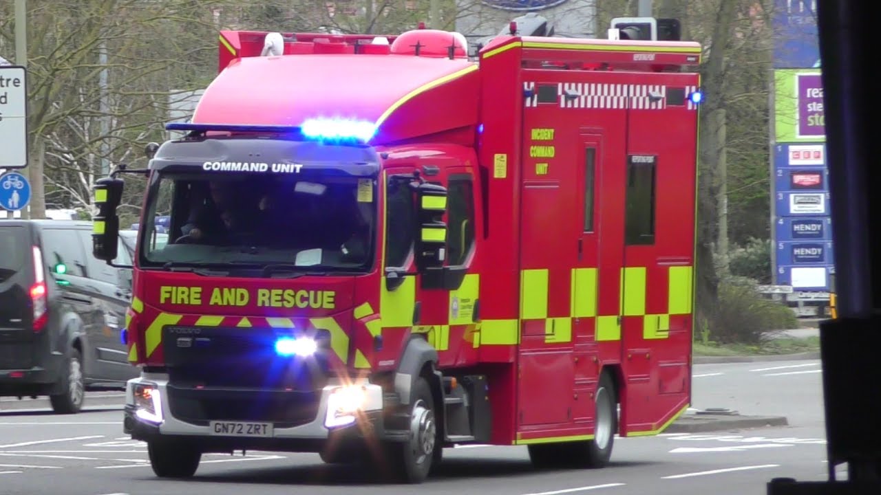 **HIGH RISE FIRE** HIWFRS Incident Command Unit - Command Support Unit Responding