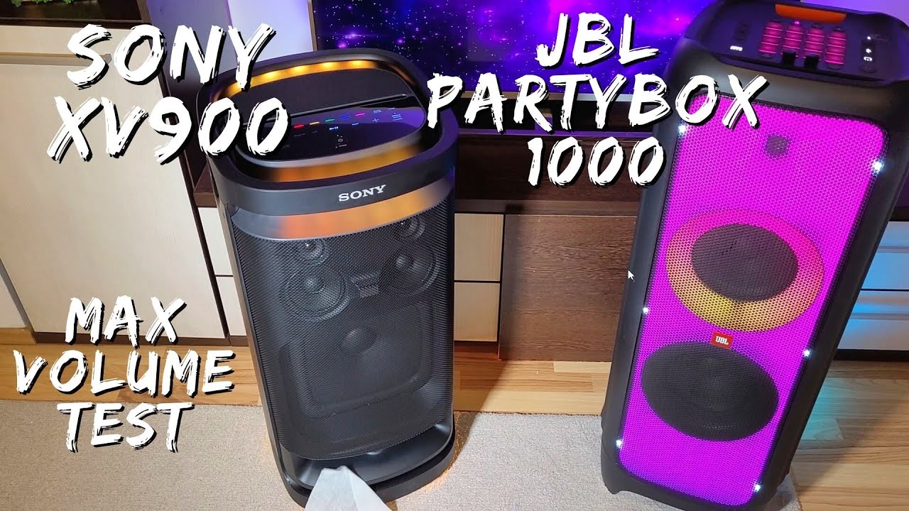 Sony XV900 VS JBL Partybox 1000 Ultimate Sound Test at Max Volume with Bass Boosted Music
