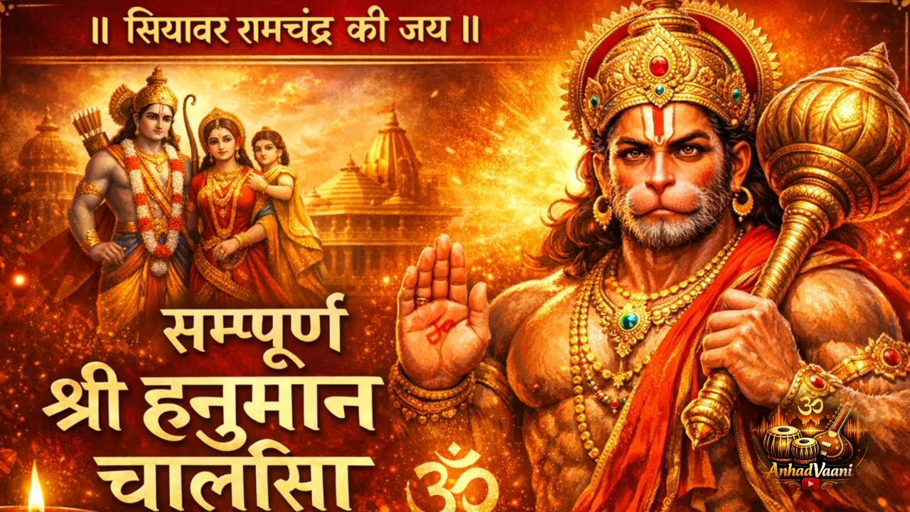 ॥ सियावर रामचंद्र की जय ॥सम्पूर्ण हनुमान चालीसा Hanuman chalisa , Jay Bajrangbali
