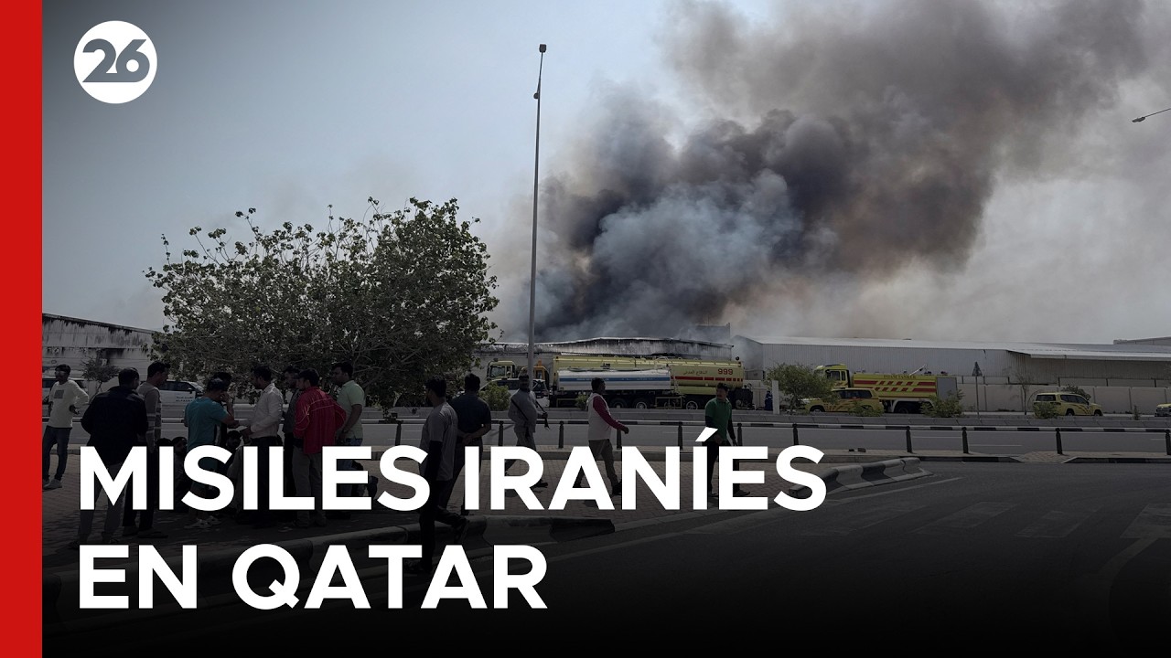🚨 MÁXIMA TENSIÓN | Irán también lanzó misiles contra Qatar: las imágenes