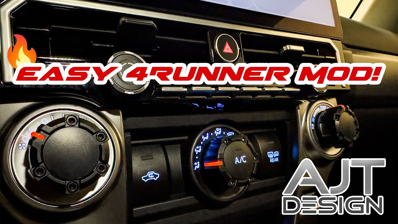 🚙 Простой мод 4Runner! Установка ручек управления климатом AJT Designs