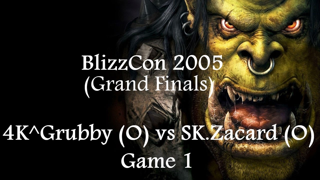 Warcraft 3 - BlizzCon 2005 (Grand Finals) 4K^Grubby (O) vs SK.Zacard (O) Game 1